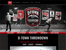 Tablet Screenshot of dtownthrowdown.com